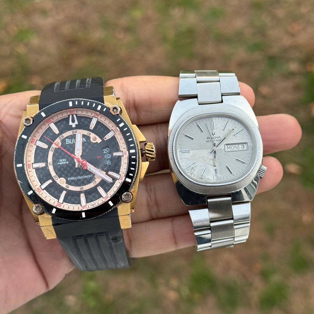 Bulova Men's vintage watches (not working )